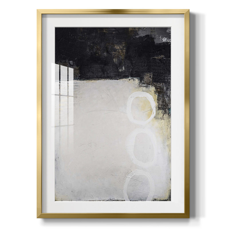 Sous la surface - impression encadrée, H 28,5 po x l 20,5 po, Doré