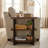 Pomona 3-Tier End Table with Metal Legs & Storage Shelves, Natural-1531679359