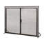 Pare-étincelles en fer robuste avec finition mate - H 30,65 po x l 39,94 po, écran moderne fiable, l 39,94 po x H 30,65 po, option d'espace