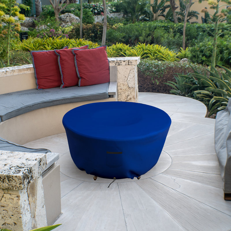 Outdoor Cover, 30.5cm H x 76.2cm W x 76.2cm L, Blue