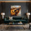 Art musical sur toile beige-1221322300