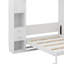 Lit escamotable simple avec casiers et armoires