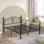 Single/Double Size Bed Frame with Headboard, 32cm Under Foundation Storage, Metal Platform Bed with Steel Slat Support, No Box Spring Needed, Easy Assembly-1583639566