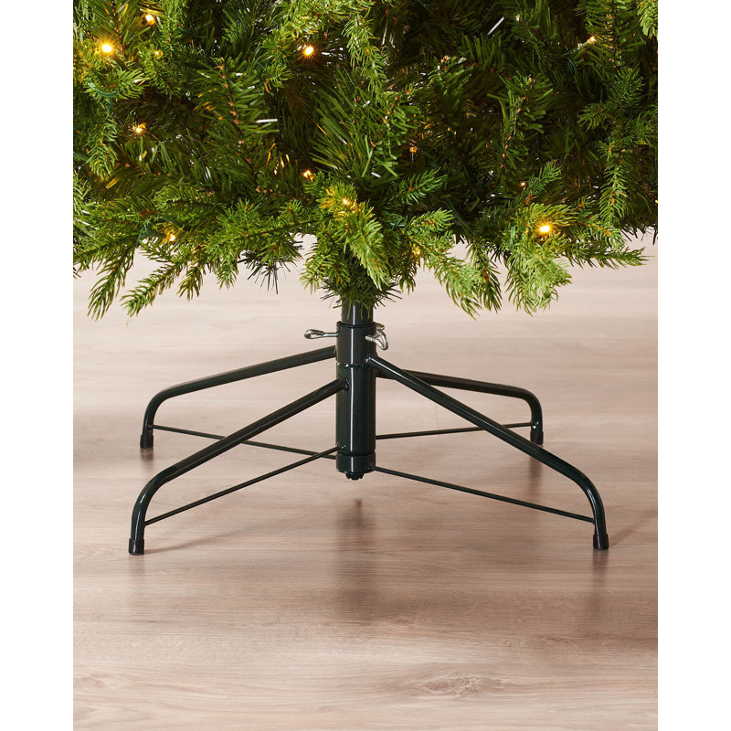 Lighted Artificial Fir Christmas Tree, 5ft H