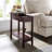 Jonica Modern Slim End Table with Flip Top Storage & Open Shelf, Stylish Narrow Side Table, Nightstand for Small Spaces, Perfect for Living Rooms, Bedrooms & Compact Apartments-1912046868