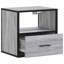 40cm W Metal Bedside Table-2076591225
