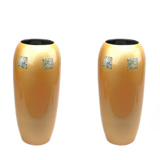 Paire de vases en céramique Eclipse
