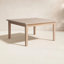 Table basse carrée en bois massif Amina