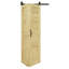 Solid Oak Barn Door with Single Bi-Folding System-105091976