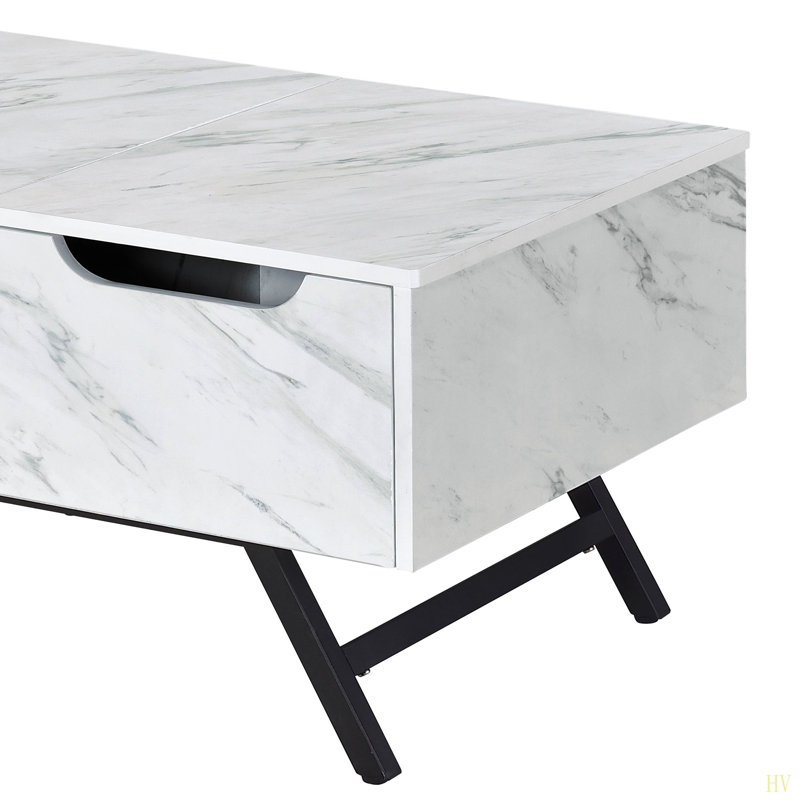 Table basse avec plateau relevable Throm