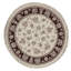 High-Quality Hand-Knotted Ivory And Wine Area Rug