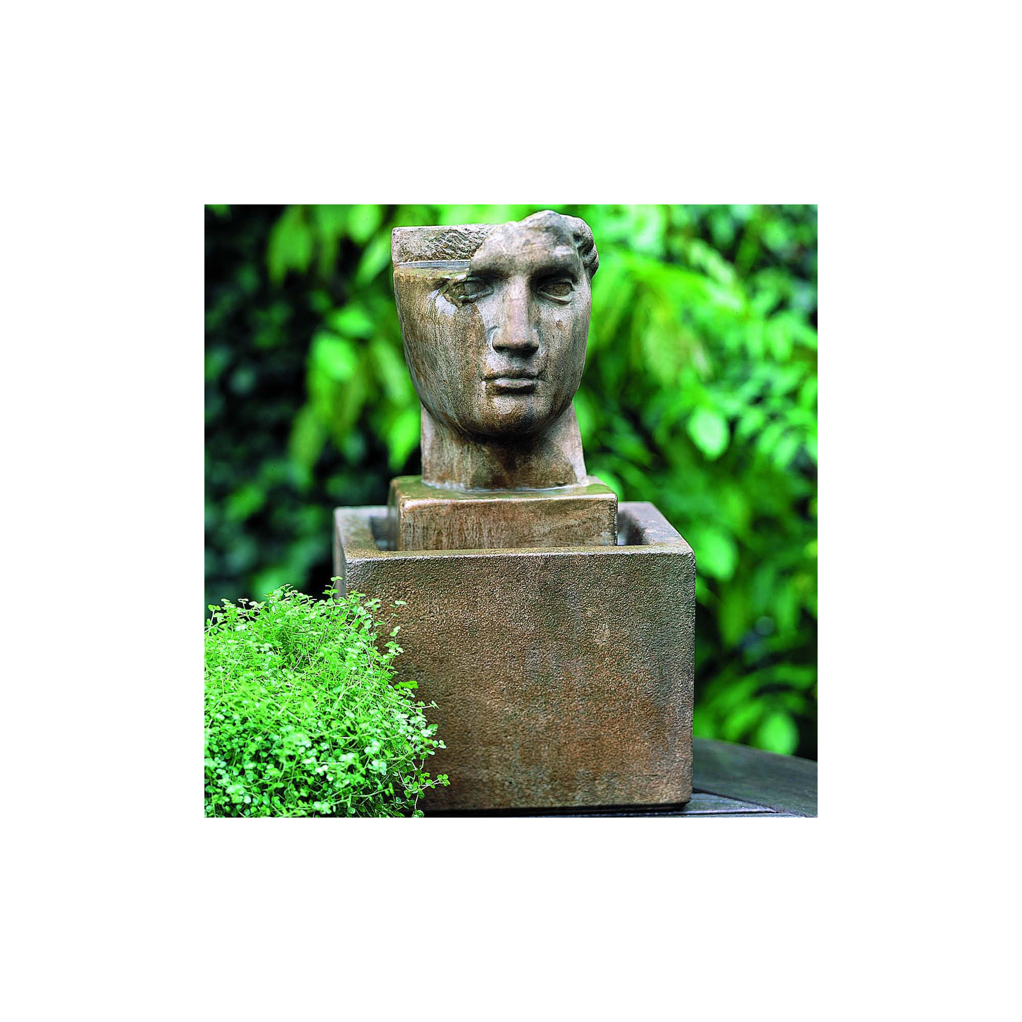 Renfri Fountain, Aged Limestone