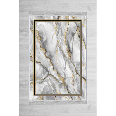 Luxury Hall Carpet - 100% Velvet Fabric, 3.3 x 9.8 ft | 100% Cotton Sole, Pile Height: 0.4 in, Total Height: 0.5 in | Antibacterial, Non-Slip, Machine Washable, 3D Digital Printing | Elegant Design for Home Décor