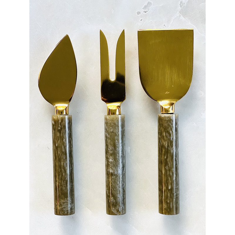 Ensemble de 3 couteaux à fromage