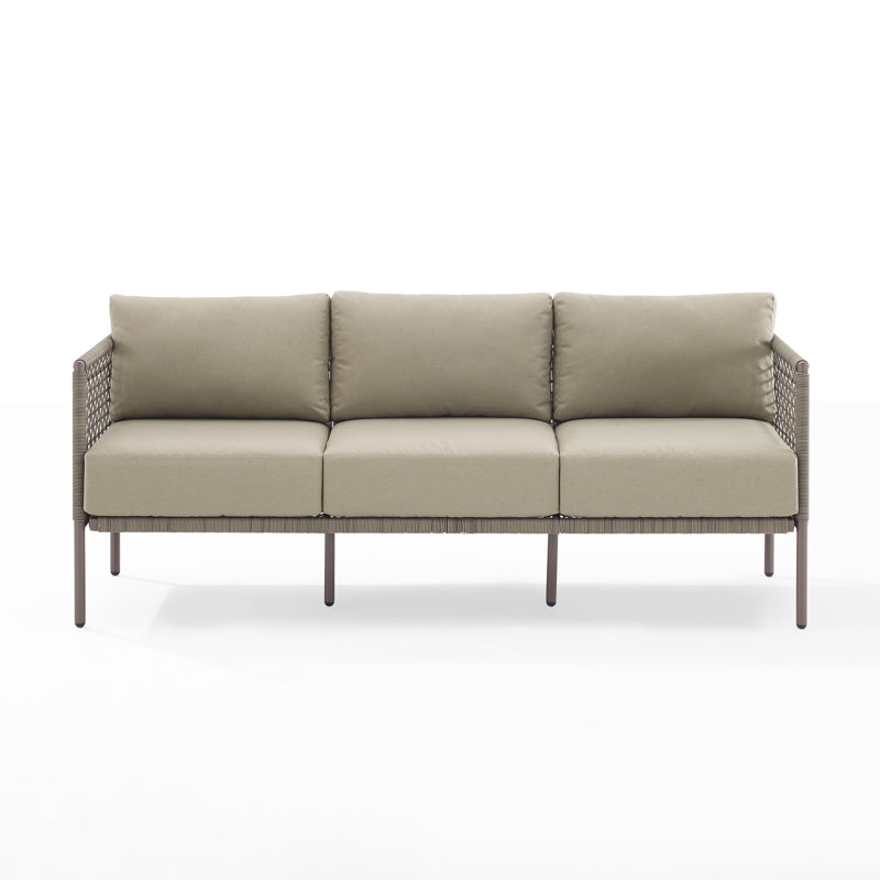 Apruva 72.75'' Metal Outdoor Sofa