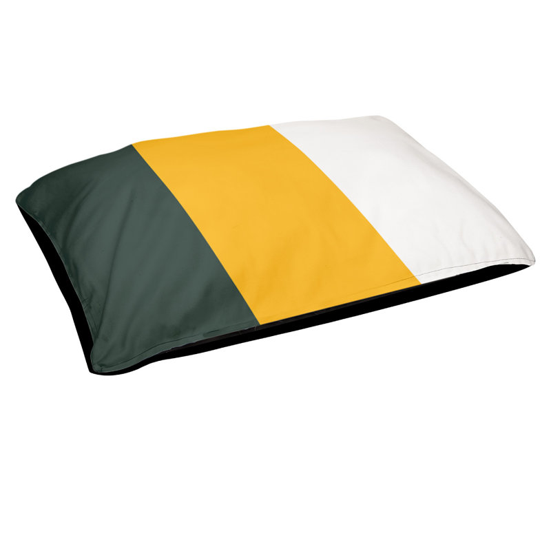 Coussin Cleveland, Petit (l 28 po x P 18 po x H 6 po), Jaune