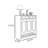 Large capacity floor standing shoe storage cabinet-1681122594
