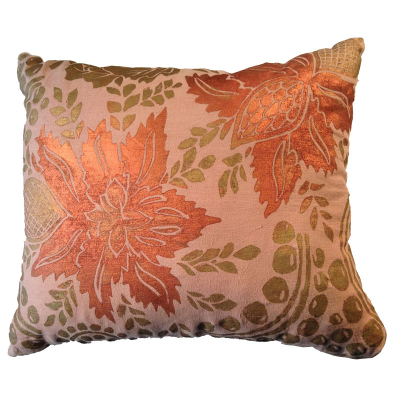 Flowers 8 Linen Square Pillow Cover, Linen