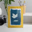Impression sur cadre simple Cyanorphe Pressed Leaves II-854591584-854591589