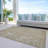 Machine Washable Indoor/Outdoor Chantille ACN1106 Beige Rug-109485030