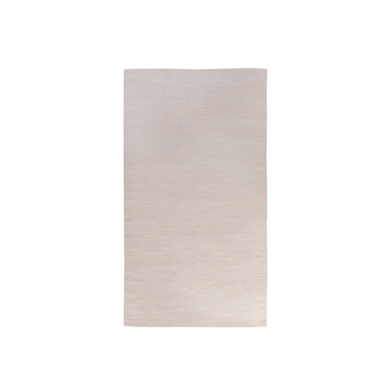 Derince Solid Colour Cotton Area Rug, Rectangle 80 x 150cm