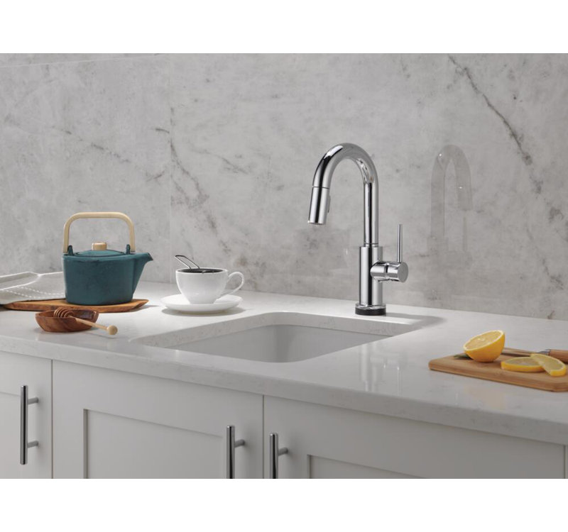 Robinet de bar rétractable tactile Trinsic, Chrome chrome
