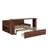 Full Size Daybed With Removable Desk, Storage Drawers And Hydraulic Side Table-110935679-110935673