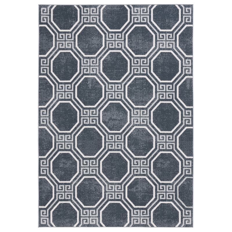 Lalainia Performance Geometric Rug, Runner 2'2" x 8'