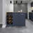 Kitchen Island, 2 Doors, 7 Shelves