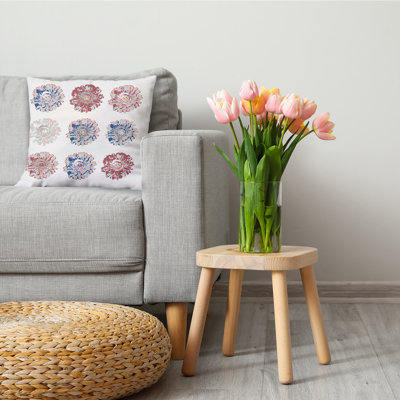 Coussin décoratif floral
