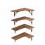 Allesse Wood Bracket Shelf