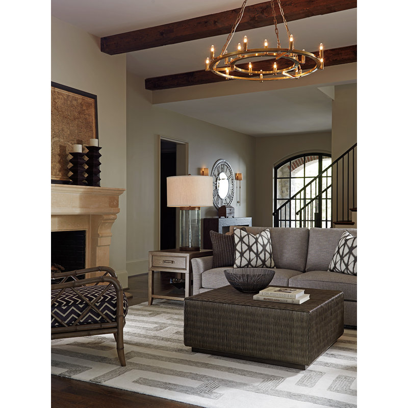 Cypress Point Seawatch Woven Cocktail Table