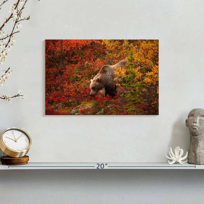 Crowle Alaskan Grizzly Bear, H 8 po x l 12 po