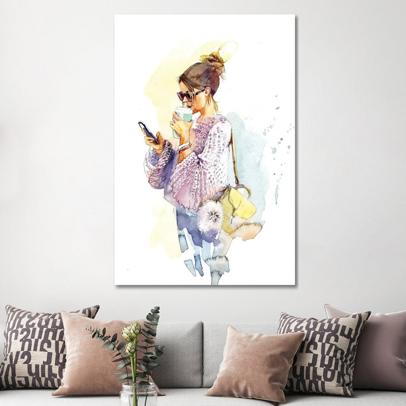 Chance Meeting by Marina Ignatova - Wrapped Canvas Gallery-Wrapped Canvas Giclée, 152.5 cm H x 101.5 cm W
