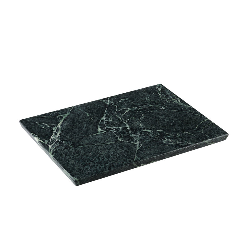 Koville Large Marble Cutting Board, 16*12in, Indian Green