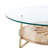 Glass Top Single Coffee Table