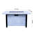 43.7-Inch Square Outdoor Fire Pit, 50000Btu, Fiberglass & Iron, Heat , Rust Proof, Charcoal Grain Finish, White, Suitable For Recreation, 50,000 Heater Table, 43.7", Heat-, Rust-, Long-Lasting,