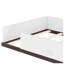 Lit simple en bois avec tiroirs de rangement et bureau intégré Bonwell l 40 po x P 88,5 po x H 43,3 po-239128116-239128118