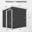 5*7 Ft Black Metal Outdoor Storage Shed