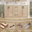 Meuble-lavabo double 59 po avec lavabo SMC