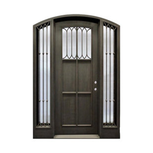Linear Luxe Single Iron Door
