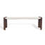 Sheyenne Travertine Top Coffee Table