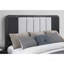 Grand lit noir et blanc