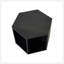 Table d'appoint 47,24 po Hexagonal-120938726