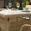 Karren 6 Seater Garden Dining Set - PE Rattan & Tempered Glass Outdoor Set - Modern Gardens & Patios-1335064918