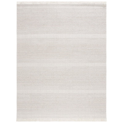 Tapis beige noué à la main