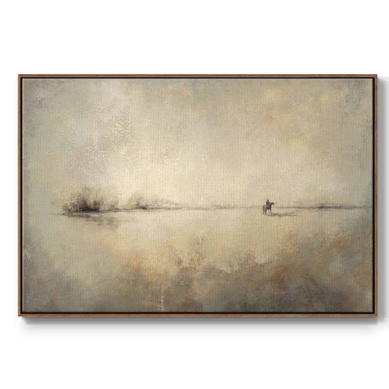 «Traveller», reproduction sur toile encadrée, H 17 po x l 25 po x P 2 po, Toile encadrée noyer flottant