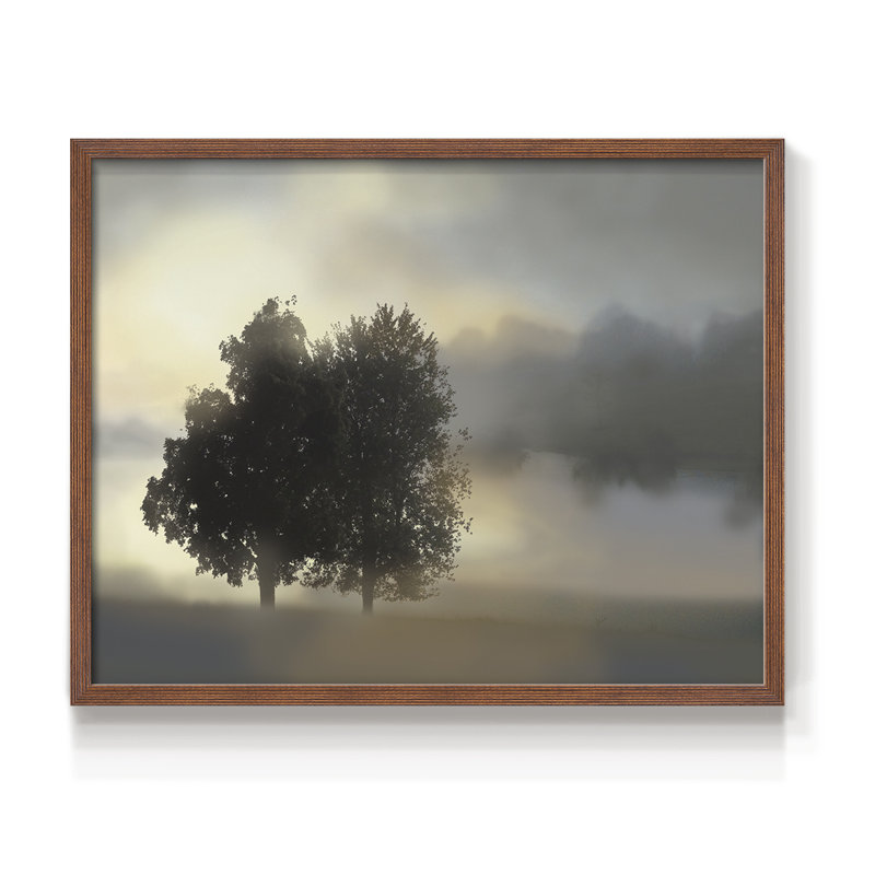 Misty Morning -Framed Print - Restickable