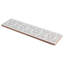Sevillano 8" x 2" Ceramic Listello Tile Trim in White