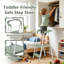 Tabouret pour enfants 2 marches, tour pour tout-petit pour apprendre au comptoir de la cuisine, aide-tabouret pour tout-petit avec rampe de sécurité anti-chute pour enfants-802007923